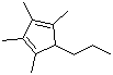 Tetramethyl (n-propyl)cyclopentadiene Structure,64417-12-5Structure