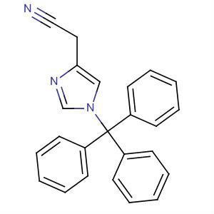 (1-Trityl-1h-imidazol-4-yl)acetonitrile Structure,64464-46-6Structure