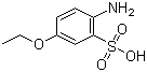 2-Amino-5-ethoxybenzenesulphonic acid Structure,6448-82-4Structure