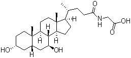 Glycoursodeoxycholic acid Structure,64480-66-6Structure