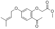 2-Methoxycarbonylmethoxy-4-(3-methyl-2-butenyloxy)acetophenone Structure,64506-47-4Structure