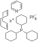 (1,5-Cyclooctadiene)(pyridine)(tricyclohexylphosphine)iridium(i) hexafluorophosphate Structure,64536-78-3Structure