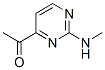 1-(2-Methylamino-pyrimidin-4-yl)-ethanone Structure,645419-05-2Structure