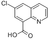 6-Chloro-8-quinolinecarboxylic acid Structure,6456-78-6Structure