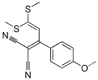 2-(4-Methoxyphenyl)-4,4-bis(methylthio)-1,3-butadien-1,1-dicarbonitrile Structure,64573-34-8Structure