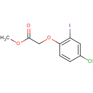 Methyl (4-chloro-2-iodophenoxy)acetate Structure,646054-38-8Structure