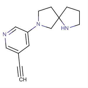 7-(5-Ethynyl-3-pyridyl)-1,7-diazaspiro[4.4]nonane Structure,646056-13-5Structure