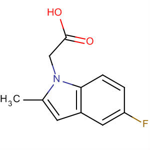 2(5-Fluoro-2-methyl-1h-indol-1-yl)acetic acid Structure,646515-46-0Structure