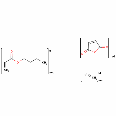 Poly(ethylene-co-butyl acrylate-co-maleic anhydride) Structure,64652-60-4Structure