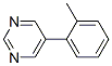 Pyrimidine, 5-(2-methylphenyl)- (9ci) Structure,646534-34-1Structure