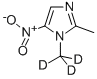 2-Methyl-1-(<sup>2</sup>h<sub>3</sub>)methyl-5-nitro-1h-imidazole Structure,64678-69-9Structure