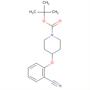 Tert-butyl 4-(2-cyanophenyloxy)-1-piperidinecarboxylate Structure,647014-70-8Structure