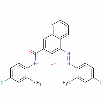 (E)-n-(4-chloro-2-methylphenyl)-4-((4-chloro-2-methylphenyl)diazenyl)-3-hydroxy-2-naphthamide Structure,6471-51-8Structure