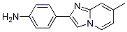 4-(7-Methylimidazo[1,2-a]pyridin-2-yl)aniline Structure,64730-34-3Structure