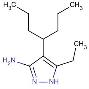 1H-pyrazol-3-amine,5-ethyl-4-(1-propylbutyl)-(9ci) Structure,647854-07-7Structure