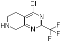 4-Chloro-2-(trifluoromethyl)-5,6,7,8-tetrahydropyrido[3,4-d]pyrimidine hcl Structure,647863-08-9Structure