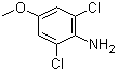 2,6-Dichloro-4-methoxyaniline Structure,6480-66-6Structure