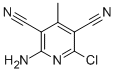 2-Amino-6-chloro-3,5-dicyano-4-methylpyridine Structure,64829-09-0Structure