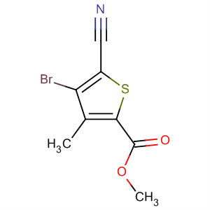 Methyl 4-bromo-5-cyano-3-methylthiophene-2-carboxylate Structure,648412-55-9Structure