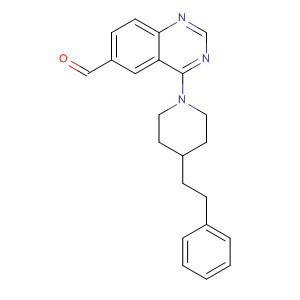 4-(4-Phenethylpiperidin-1-yl)quinazoline-6-carbaldehyde Structure,648449-23-4Structure