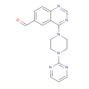 4-(4-(Pyrimidin-2-yl)piperazin-1-yl)quinazoline-6-carbaldehyde Structure,648449-26-7Structure