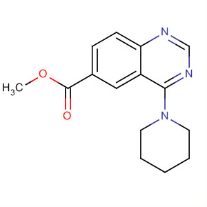 Methyl 4-(piperidin-1-yl)quinazoline-6-carboxylate Structure,648449-68-7Structure