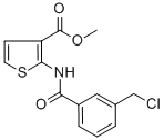 Methyl 2-([3-(chloromethyl)benzoyl]amino)thiophene-3-carboxylate Structure,648859-85-2Structure