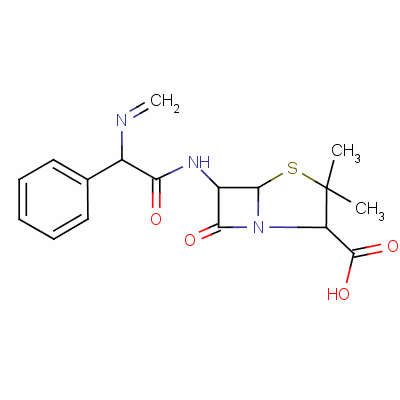 Methampicillin Structure,6489-97-0Structure