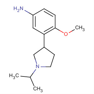 3-(1-Isopropylpyrrolidin-3-yl)-4-methoxybenzenamine Structure,648901-33-1Structure