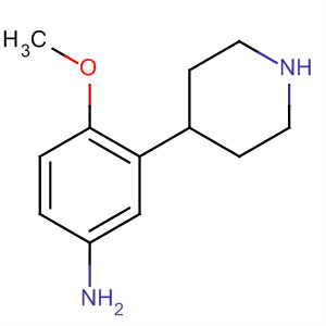 4-Methoxy-3-(4-piperidinyl)benzenamine Structure,648901-49-9Structure