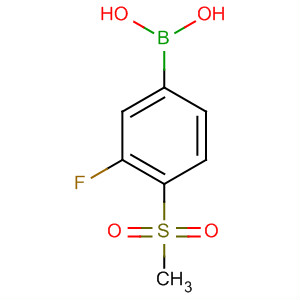 3-Fluoro-4-(methylsulfonyl)phenylboronic acid Structure,648904-83-0Structure