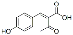 2-Acetyl-3-(4-hydroxylphenyl)-acrylicacid Structure,64896-33-9Structure