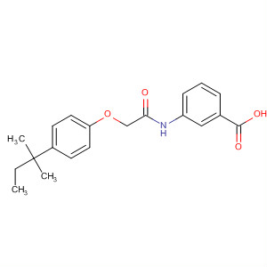 3-(2-(4-Tert-pentylphenoxy)acetamido)benzoic acid Structure,649773-66-0Structure