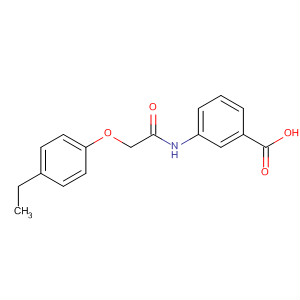 3-(2-(4-Ethylphenoxy)acetamido)benzoic acid Structure,649773-69-3Structure