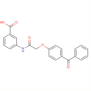 3-(2-(4-Benzoylphenoxy)acetamido)benzoic acid Structure,649773-81-9Structure