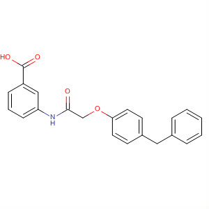 3-(2-(4-Benzylphenoxy)acetamido)benzoic acid Structure,649774-14-1Structure