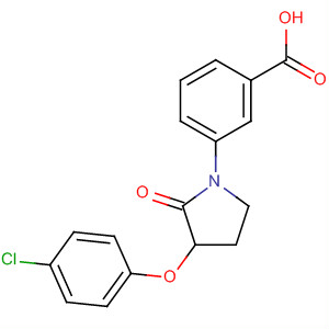 3-(3-(4-Chlorophenoxy)-2-oxopyrrolidin-1-yl)benzoic acid Structure,649774-19-6Structure