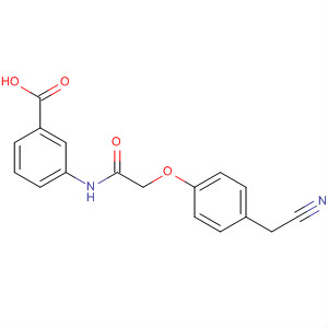 3-(2-(4-(Cyanomethyl)phenoxy)acetamido)benzoic acid Structure,649774-21-0Structure