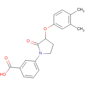 3-(3-(3,4-Dimethylphenoxy)-2-oxopyrrolidin-1-yl)benzoic acid Structure,649774-33-4Structure