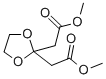 Dimethyl1,3-dioxolane-2,2-diacetate Structure,6506-31-6Structure