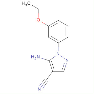 5-Amino-1-(3-ethoxyphenyl)-1h-pyrazole-4-carbonitrile Structure,650629-04-2Structure