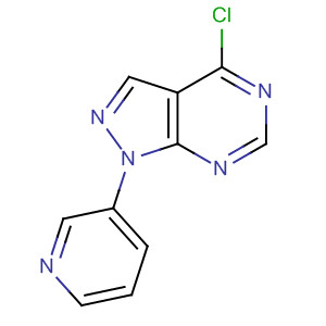 4-Chloro-1-(3-pyridinyl)-1h-pyrazolo[3,4-d]pyrimidine Structure,650638-19-0Structure