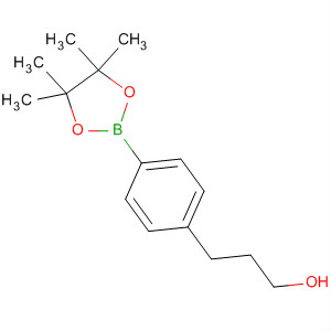 3-(4-(4,4,5,5-Tetramethyl-1,3,2-dioxaborolan-2-yl)phenyl)propan-1-ol Structure,651030-57-8Structure