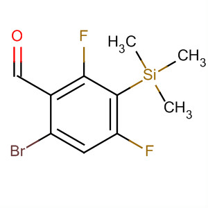 6-Bromo-2,4-difluoro-3-(trimethylsilyl)benzaldehyde Structure,651326-71-5Structure