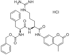 Z-Phe-Arg-AMC.HCl Structure,65147-22-0Structure