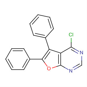 4-Chloro-5,6-diphenylfuro[2,3-d]pyrimidine Structure,65148-07-4Structure