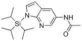 Acetamide, N-[1-[tris(1-methylethyl)silyl]-1H-pyrrolo[2,3-b]pyridin-5-yl]- Structure,651744-46-6Structure