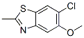 6-Chloro-5-methoxy-2-methyl-benzothiazole Structure,65183-04-2Structure