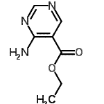 5-Pyrimidinecarboxylic acid, 4-amino-, ethyl ester Structure,65195-35-9Structure