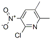 2-Chloro-5,6-dimethyl-3-nitro-pyridine Structure,65213-96-9Structure